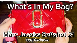 Marc Jacobs Softshot 21 | What’s In My Bag? RaqReviews #WIMB