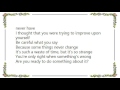 Face to Face - The Take-Away Lyrics