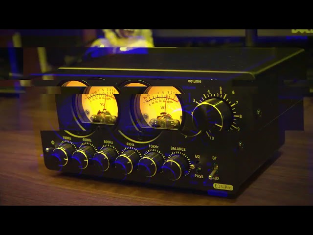 Vídeo relacionado con Douk Audio Ecualizador de 5 Bandas Bluetooth EQ Preamplificador para Estéreo Doméstico/Altavoz de Computadora/Amplificador con Medidor VU (EQ5 PRO)