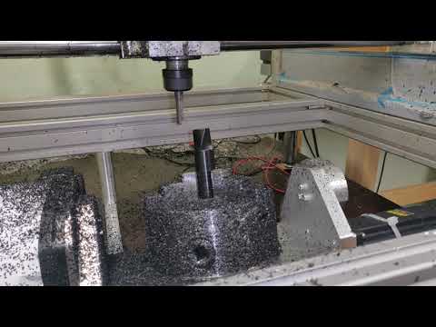 DIY 5 axis CNC Rotary Table V2 Test
