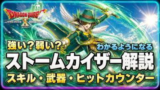 【ドラクエ10】ストームカイザー使い方解説！スキル・武器・ヒットカウンター 強い？弱い？がわかる【DQX/新職業/DQ10/ドラゴンクエスト10】