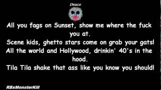 Hollywood Undead &amp; Shady Jeff - Scene For Dummies (W/Lyrics)