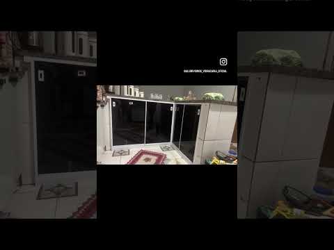 Instalação finalizada com sucesso ✅fechamento de pia vidro serigrafado temperado cor preto.