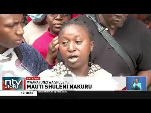 Nakuru: Wakazi wa eneo la Ngata waandamana na mwili wa mwanafunzi anayedaiwa kufariki shuleni