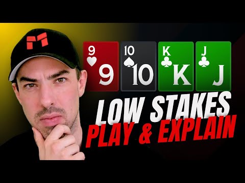 How to CRUSH low stakes PLO (Live Play and Explain)
