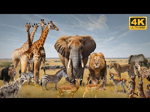 Discover The BEST Wildlife Moments with Elephant, Lion, Zebra & More in 4K Ultra HD