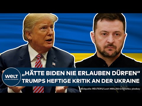 PUTINS KRIEG: "Hätte Biden nie erlauben dürfen" - Donald Trump mit heftiger Kritik an der Ukraine