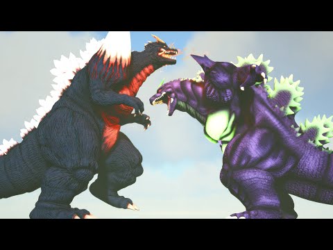 SPACEGODZILLA vs SUPER GODZILLA/VOID GHIDORAH and More | ARK Kaiju Battle