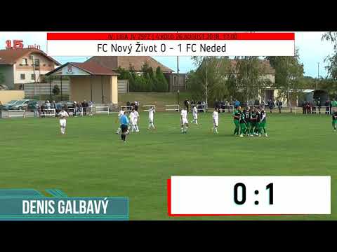 FC Nový Život - FC Neded 0:1 ( 0:1 )