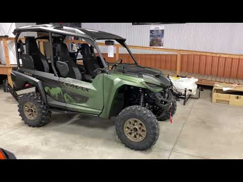 2021 Yamaha Wolverine RMAX4 1000 XT-R - Covert Green - Quick Walkaround