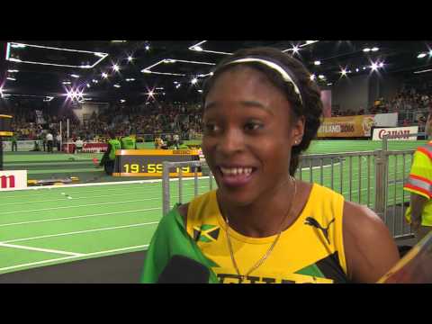 IAAF WIC Portland 2016 - Elaine THOMPSON JAM 60m Women FINAL BRONZE