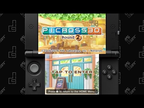 Picross 3D Round 2 - 75 Minute Playthrough [3DS]