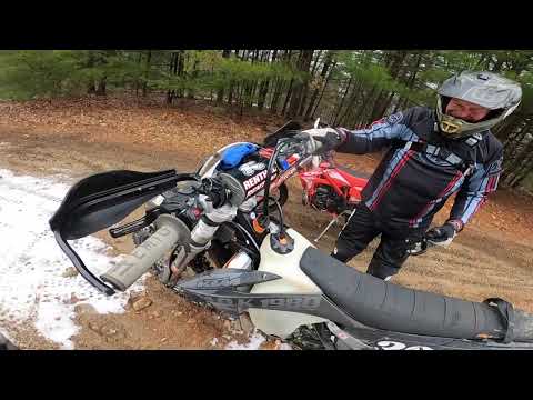 Beta XTrainer, Lucky fork insert AND valving by All Moto Performance vs. 2020 KTM 250 XC-W TPi.