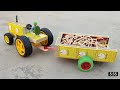 How To Make Tractor Trolley Tractor Trolley Kaise Banaye At Home With Matchbox Tractor