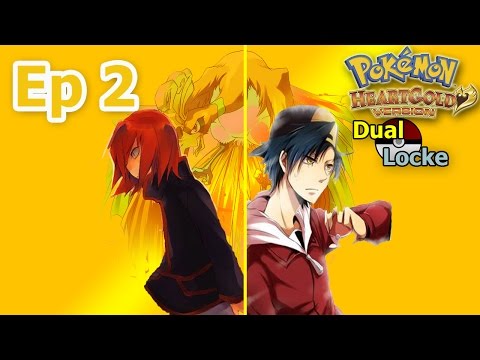 Pokemon Heart Gold Dual Locke - Ep2 "THE BEAST POKEMON IN THE WORD"