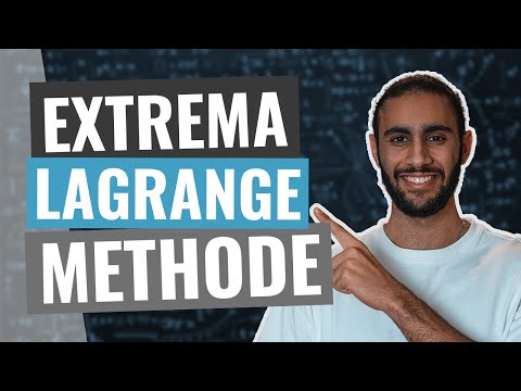 Extrema mit NEBENBEDINGUNGEN . LAGRANGE Methode schnell und einfach erklärt