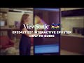 EP5542T 55" Interactive ePoster How-To Guide