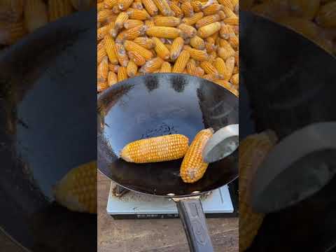 Asian street food 爆米花