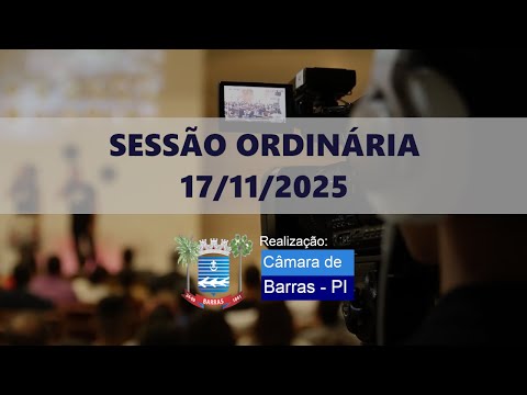 SESSÃO ORDINÁRIA 17/11/2025