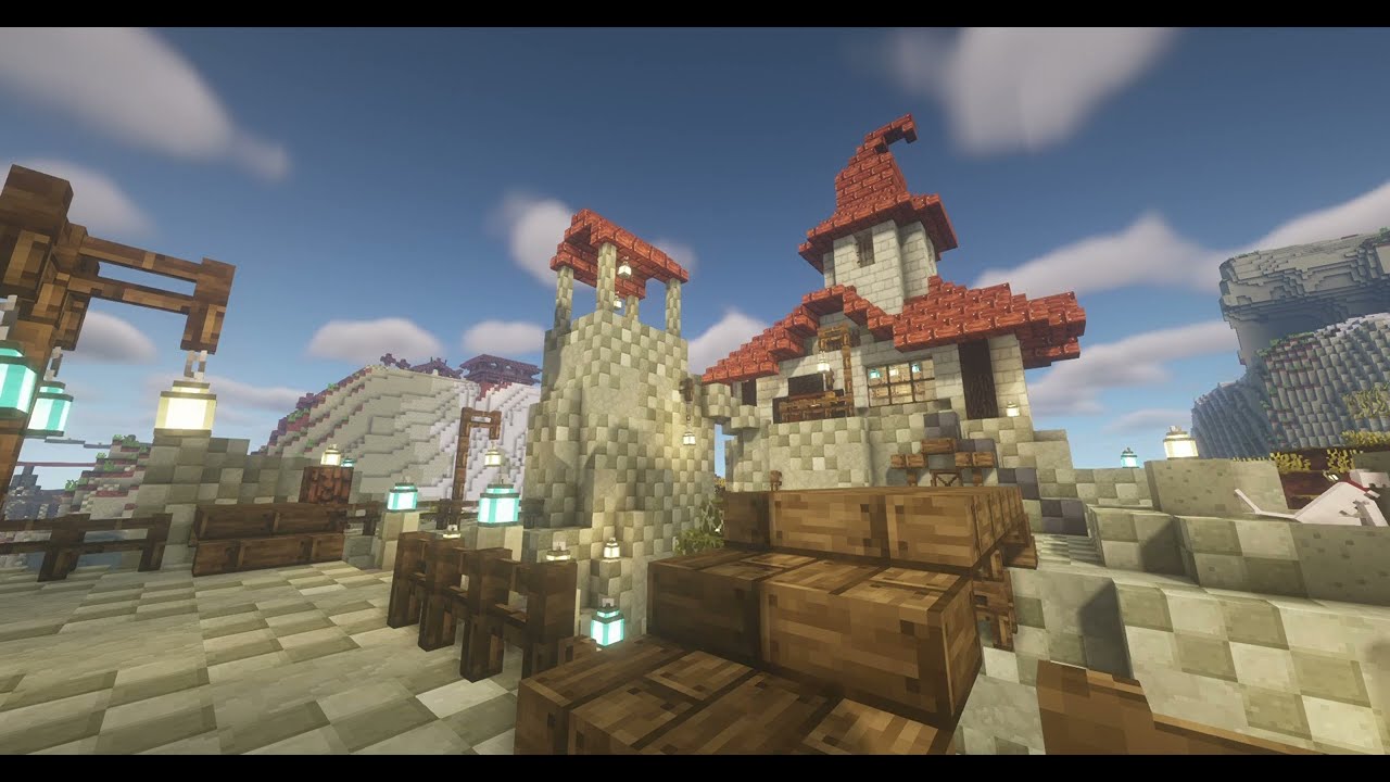 砦跡のランプ屋の一日 ほっこり鯖【Minecraft】