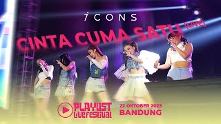 Download lagu [4K] 7Icons - Cinta Cuma Satu | Playlist Live Festival 2023 Full Perfomance mp3