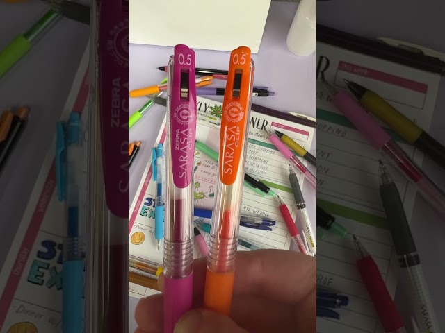 Vídeo relacionado con 5 pi?ces P-JJ15-BK5 Zebra Sarasa gel bille clip stylo noir 0,5 (japon importation)