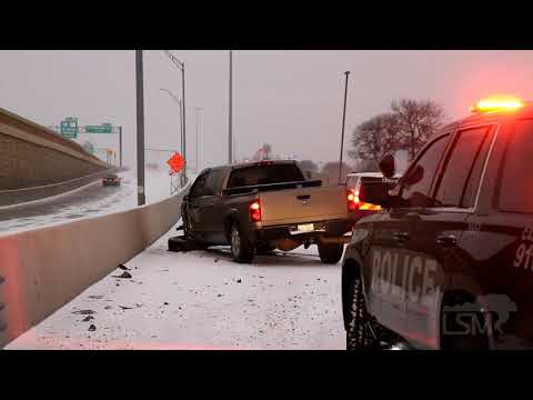02-14-2021 Fort Worth, TX - ice & snow make travel tricky & result in accident with injuries