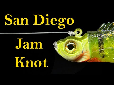 Tie a San Diego Jam Knot How To (strong fishing knot)