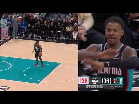 Ja Morant took his time before dunk then told team to get the f**k out the way 😂