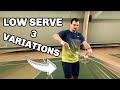 Badminton LOW SERVE 3 VARIATIONS