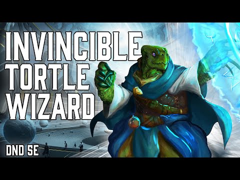 Abjuration Wizard | INVINCIBLE Tortle | Multiclass Character Build | DND 5e