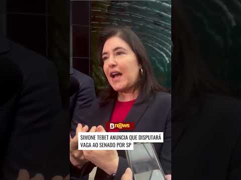 Simone Tebet anuncia que disputará vaga ao Senado