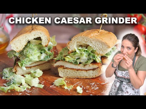 Chicken Caesar Grinder - Quick & Easy Recipe!