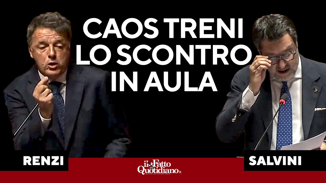 Treni in ritardo, scintille tra Renzi e Salvini: “Ti occupi di tutto tranne che dei treni”