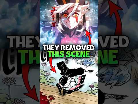 This Scene Was Removed From Infinity Castle Arc Movie!! #shorts #demonslayer