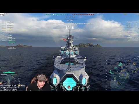 World of Warships -  Henri IV game after the acceleration buff in 0.9.5