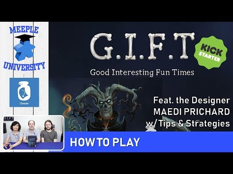 GIFT Board Game – How to Play & Setup, featuring game designer Maedi Prichard