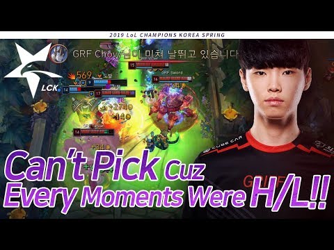 Can't Pick. Cuz Every Moments Were Highlights! : GRF vs JAG [2019 LCK Highlight] Match8 Game2