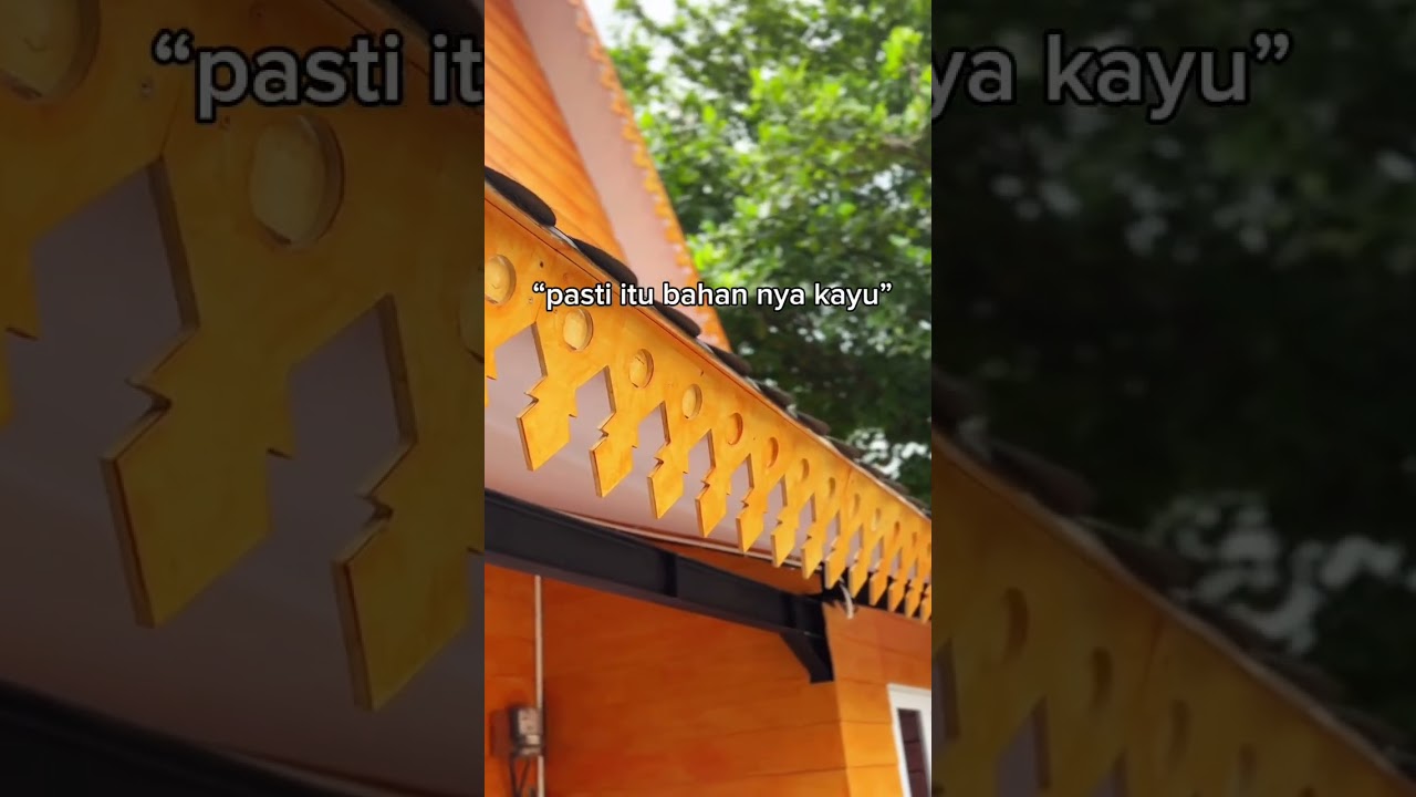 bikin melongo, inovasi material papan semen dari GRC board tampilannya seperti kayu. Gimana menarik?