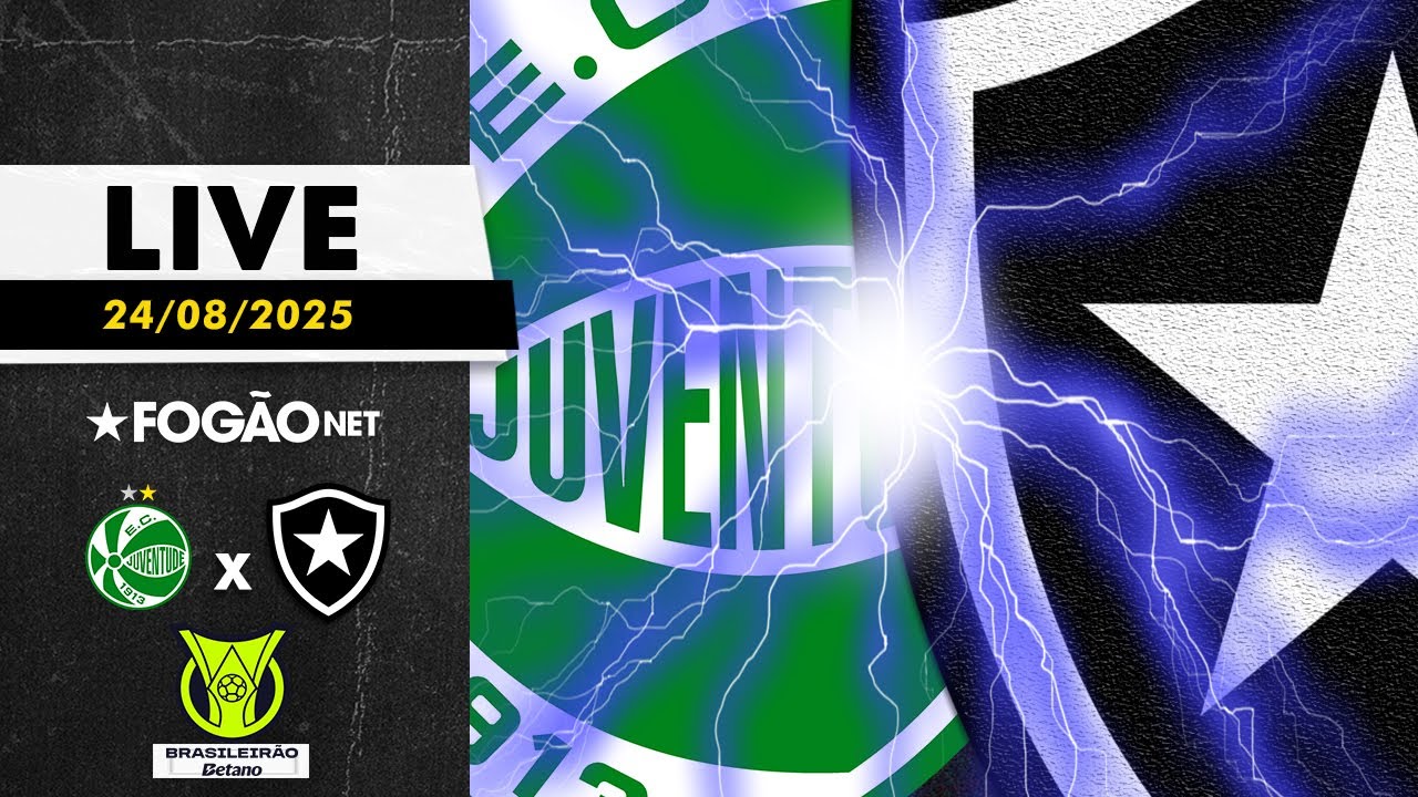 LIVE | Pré-jogo de Juventude x Botafogo pela 21ª rodada do Brasileirão 2025