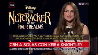 Entrevista a Keira Knightley protagonista de "El Cascanueces y los 4 Reinos" (C5N)