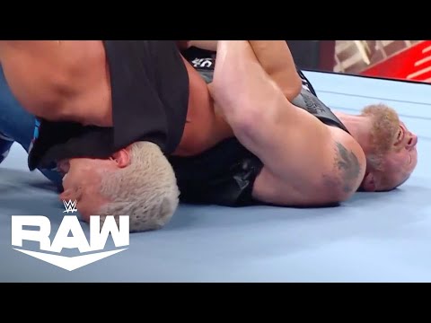 Brock Lesnar Beats Down Cody Rhodes On 7/17 WWE Raw, Accepts His SummerSlam Challenge