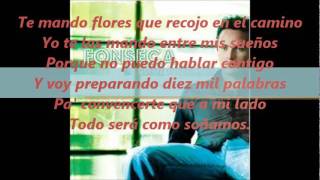 Te mando flores (Letra) Fonseca