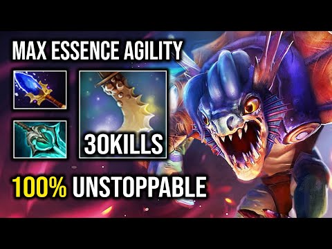 10K MMR Unstoppable Pro Slark 100% Max Essence Agility Nonstop Beyond Godlike Dota 2