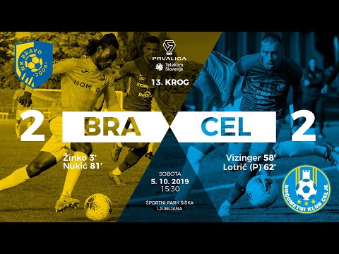 13.krog: Bravo - Celje 2:2 ; Prva liga Telekom Slovenije 2019/2020