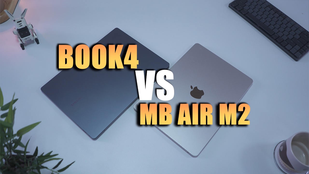 Macbook AIR M2 vs. GALAXY BOOK 4 PRO | qual o MELHOR NOTEBOOK para PRODUTIVIDADE?