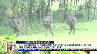 7 AK47 rifles nakuha ng 75IB sa Surigao del Sur
