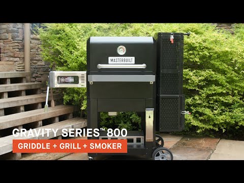 Introducing the Masterbuilt Gravity Series 800 Griddle + Grill + Smoker