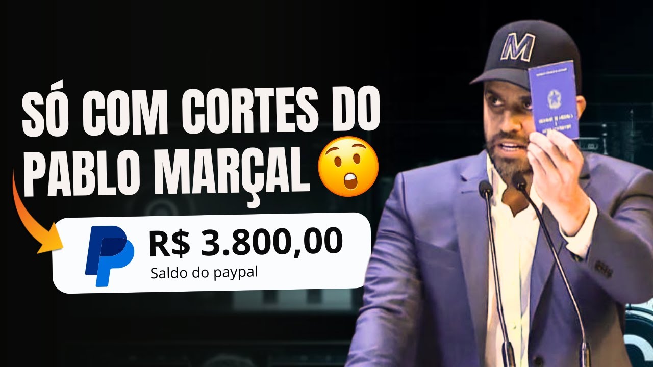 COMO GANHAR 3 MIL REAIS COM VÍDEOS DO PABLO MARÇAL NO SHORTS DO YOUTUBE