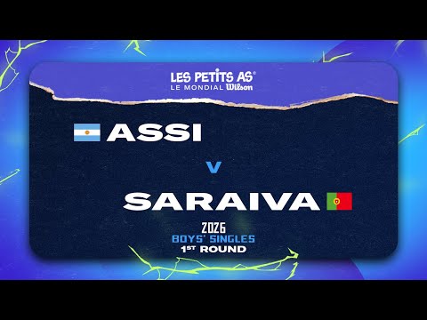 Les Petits As 2026 | Boys Singles R1 | Juan Ignacio ASSI vs. Luis Bernardo SARAIVA